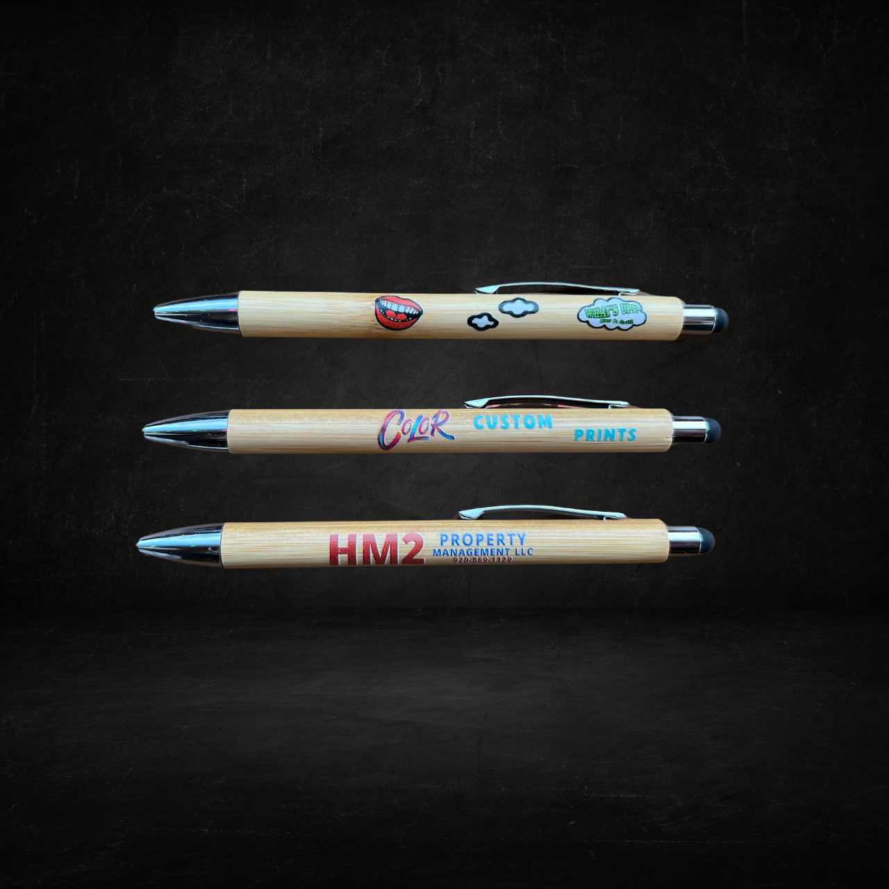 Custom Bamboo Pens