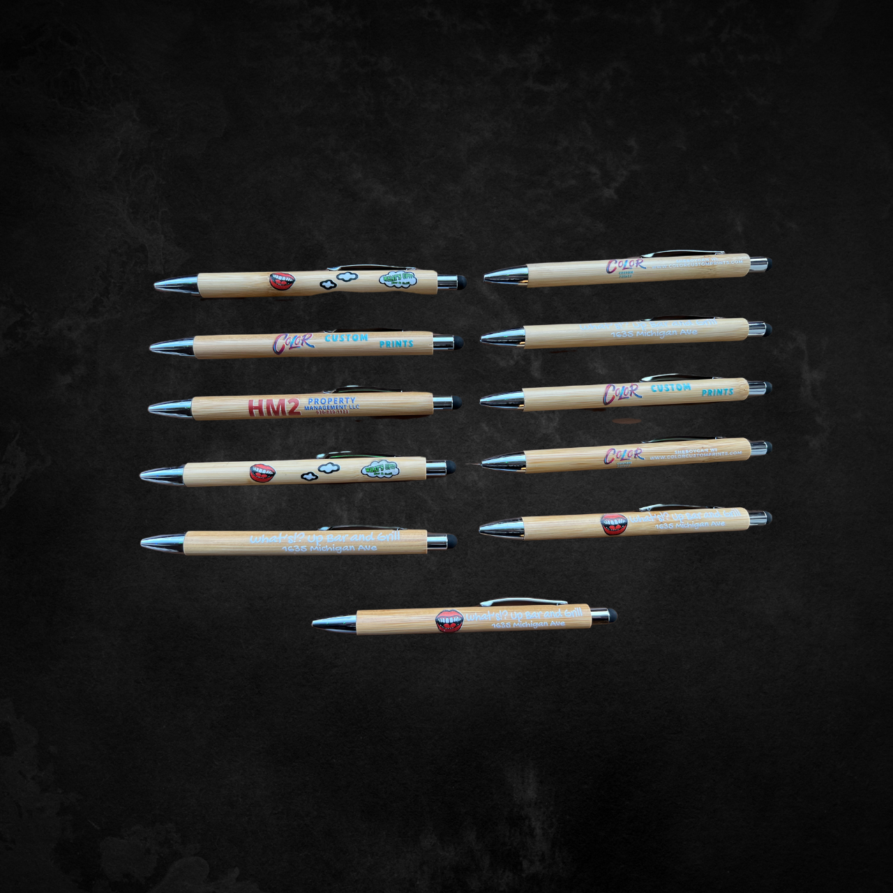 Custom Bamboo Pens