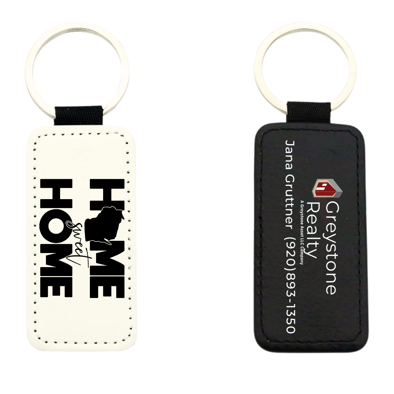 Custom Leatherette KeyChains