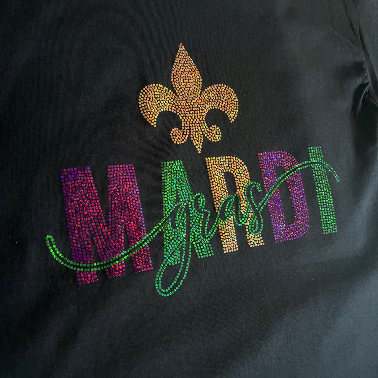 Mardi Gras Spangle Transfer
