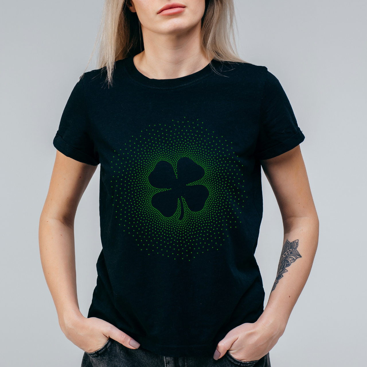 St Patricks Shamrock Spangle
