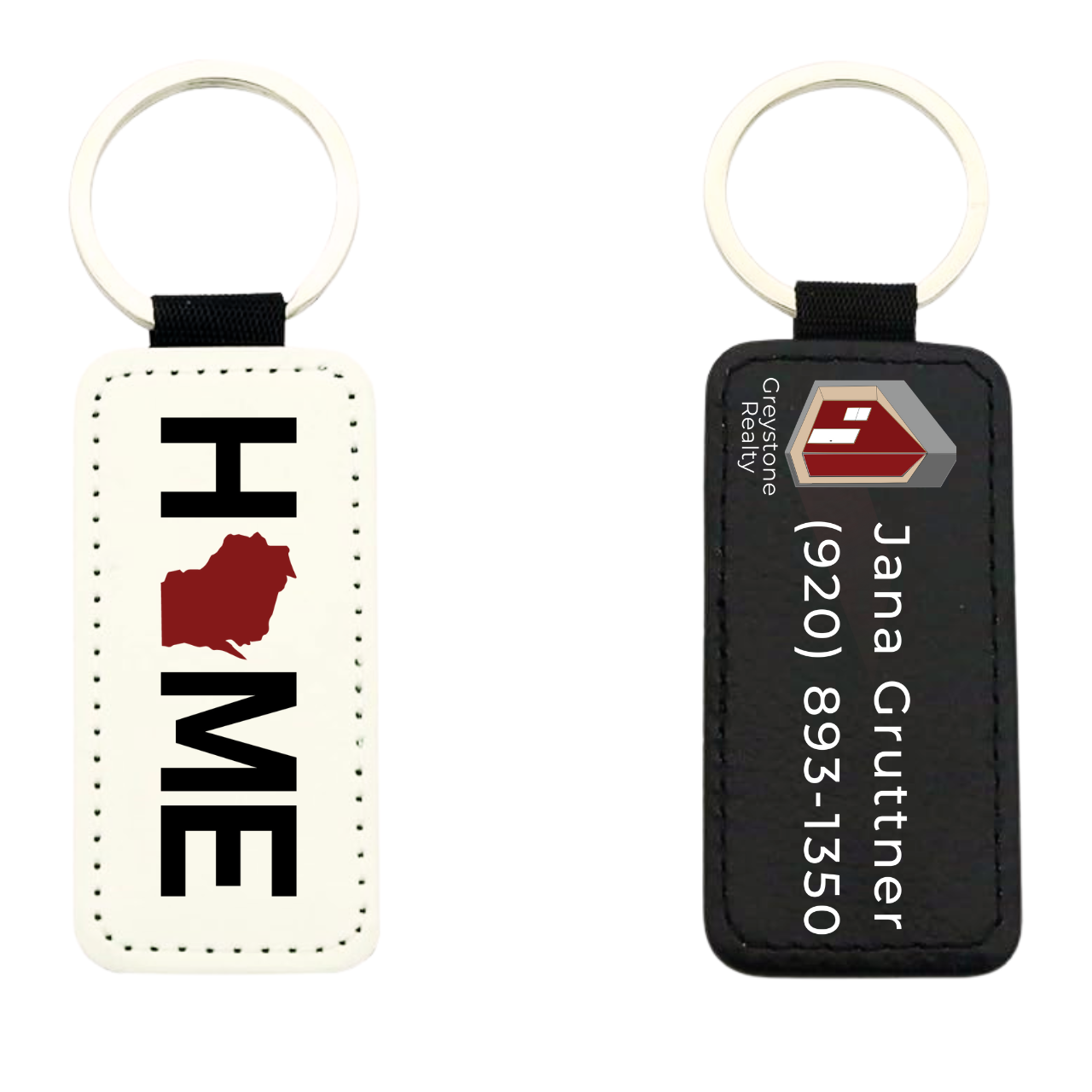 Custom Leatherette KeyChains