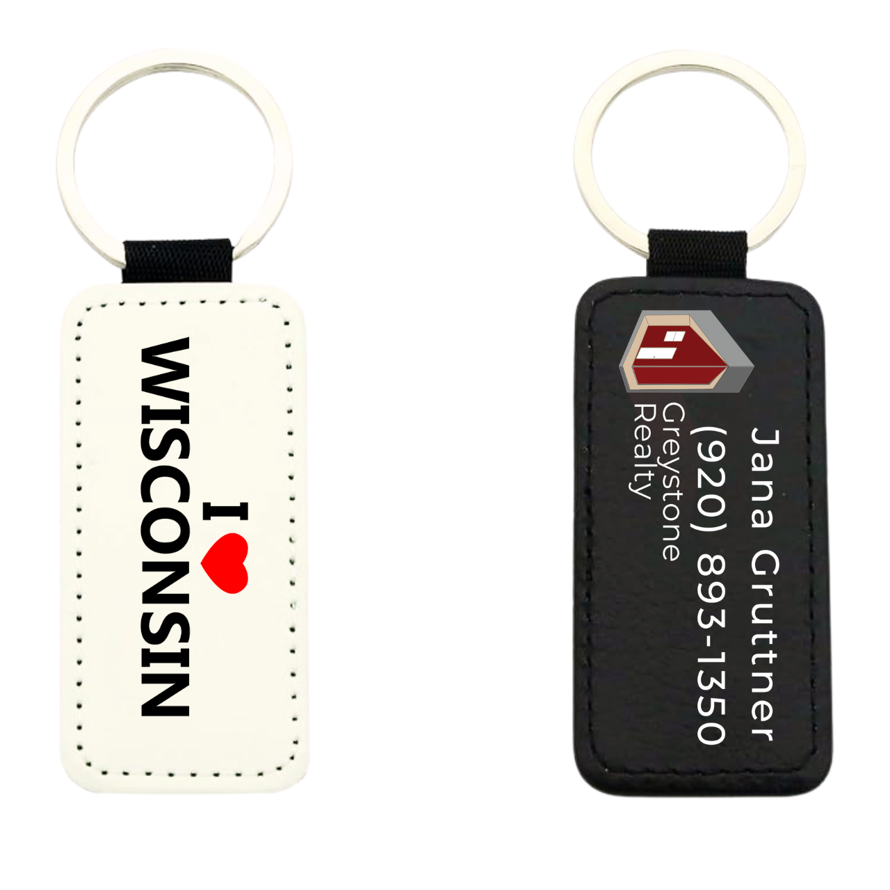 Custom Leatherette KeyChains