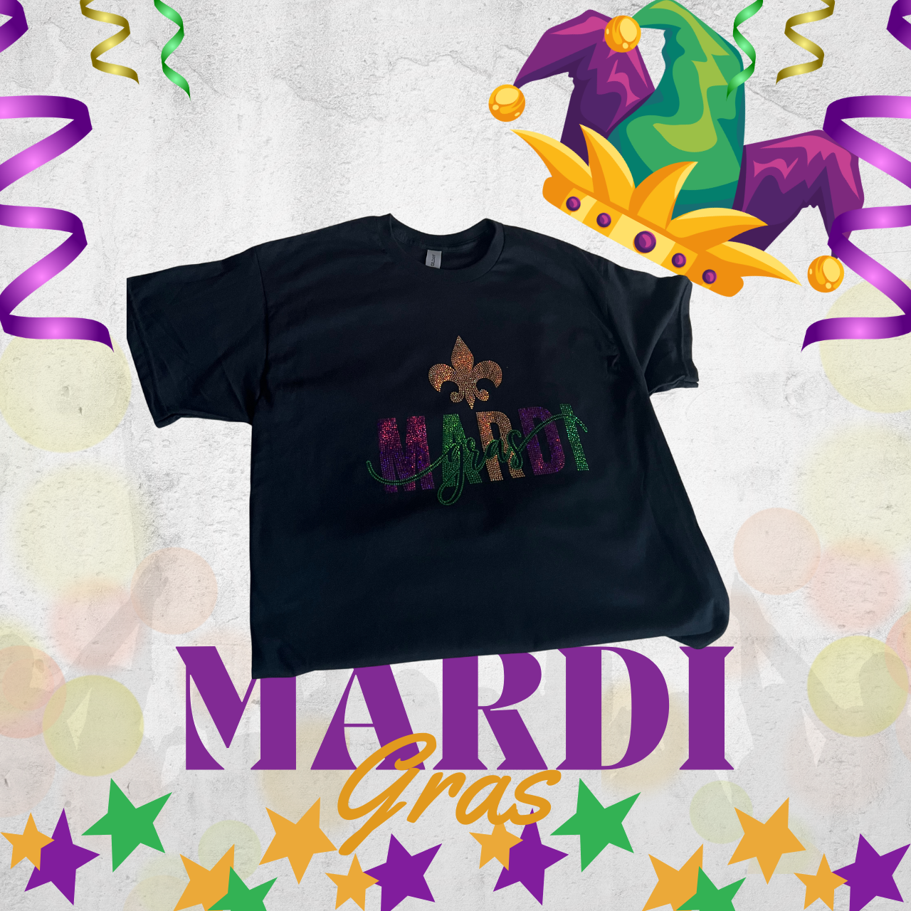 Mardi Gras Spangle T-Shirt