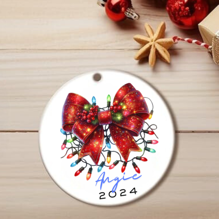 Custom Christmas Ornament