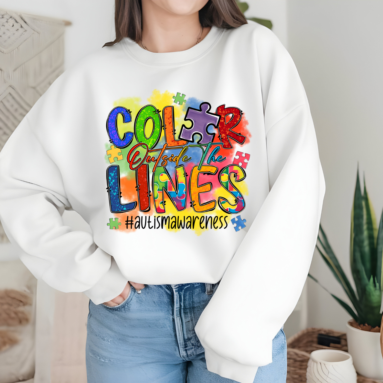 Color Outside The Lines Autism Awareness