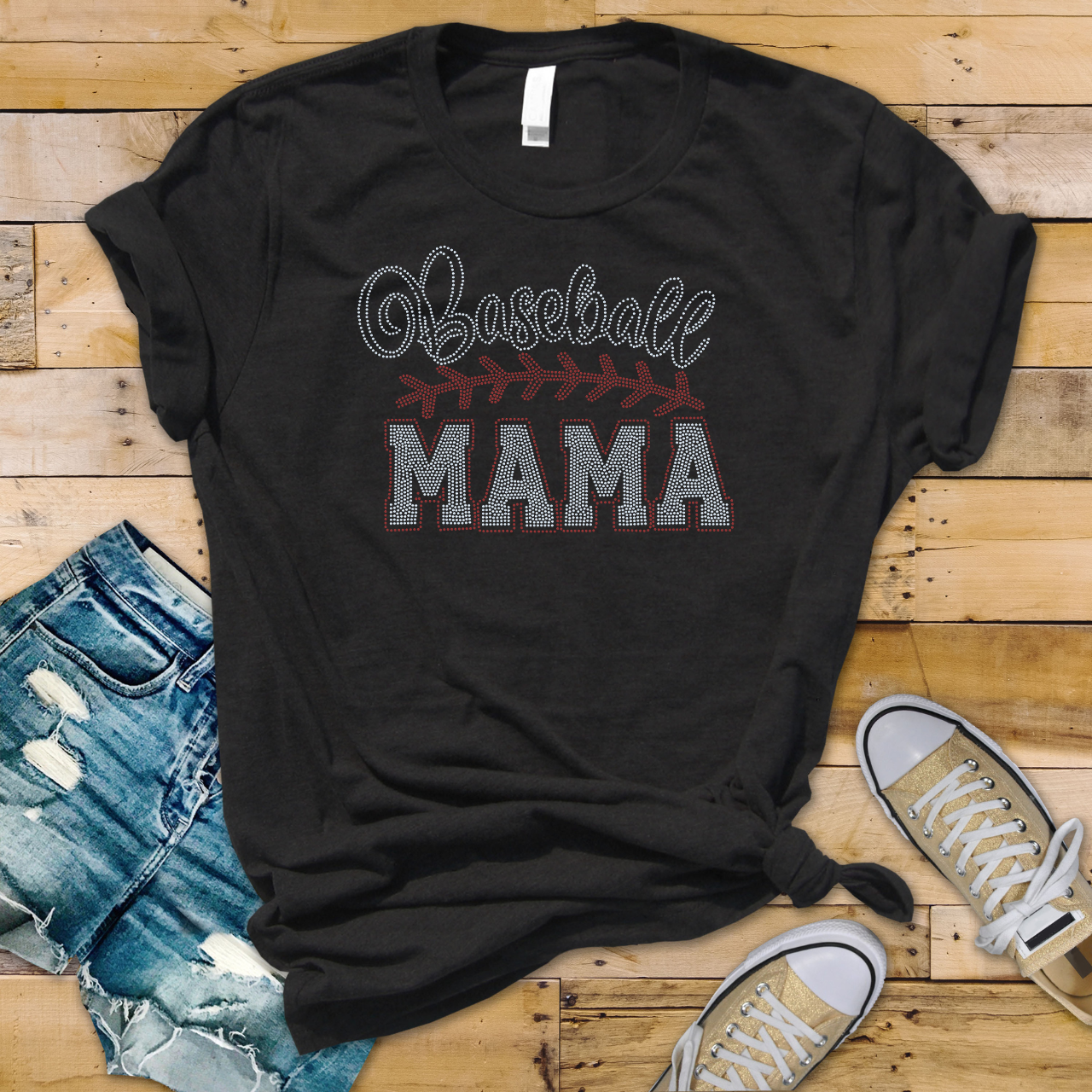 Baseball Mama Spangle