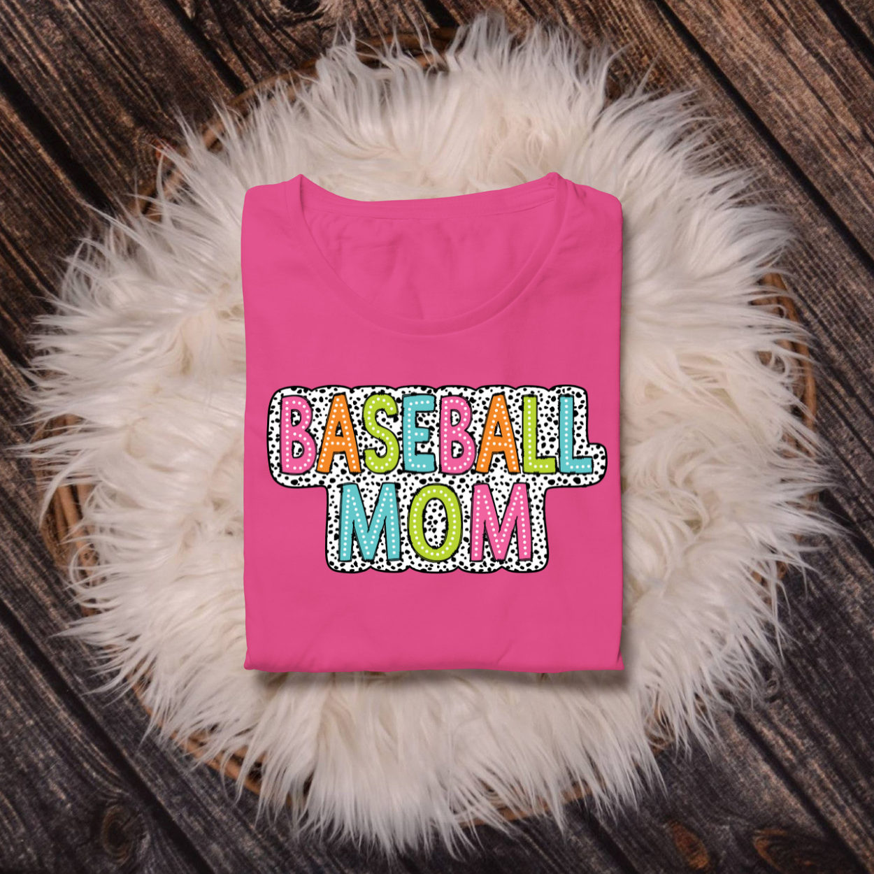 Baseball Mom/Mama Bright Dalmation