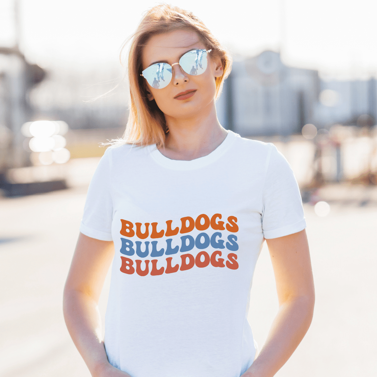 Bulldogs Wavy Font