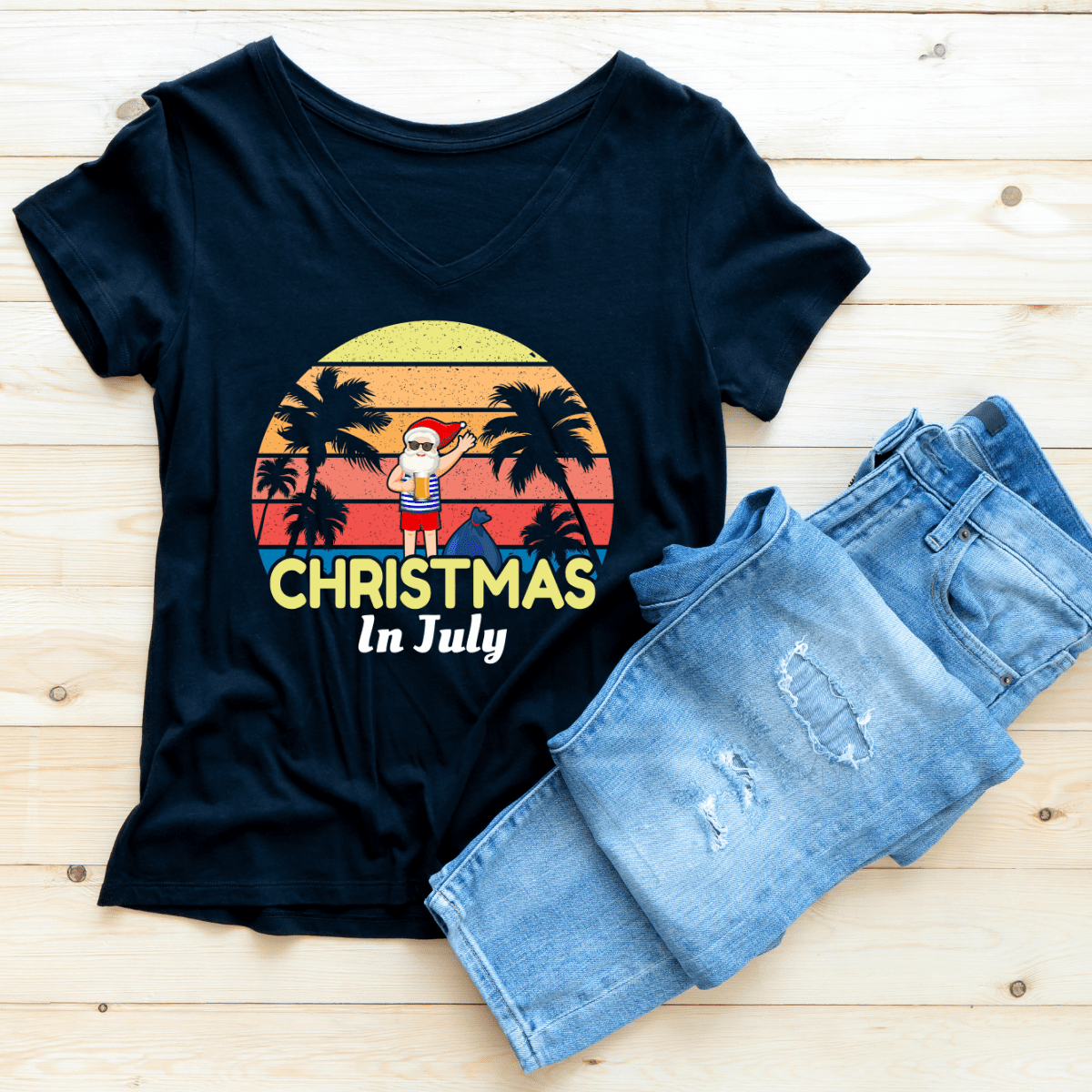 Christmas In July Sunset