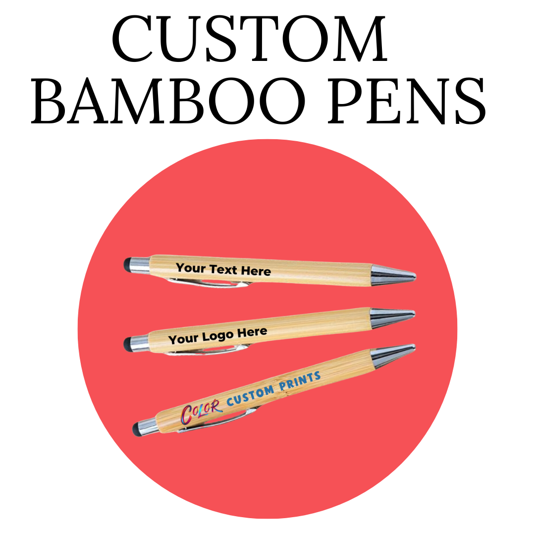 Custom Bamboo Pens