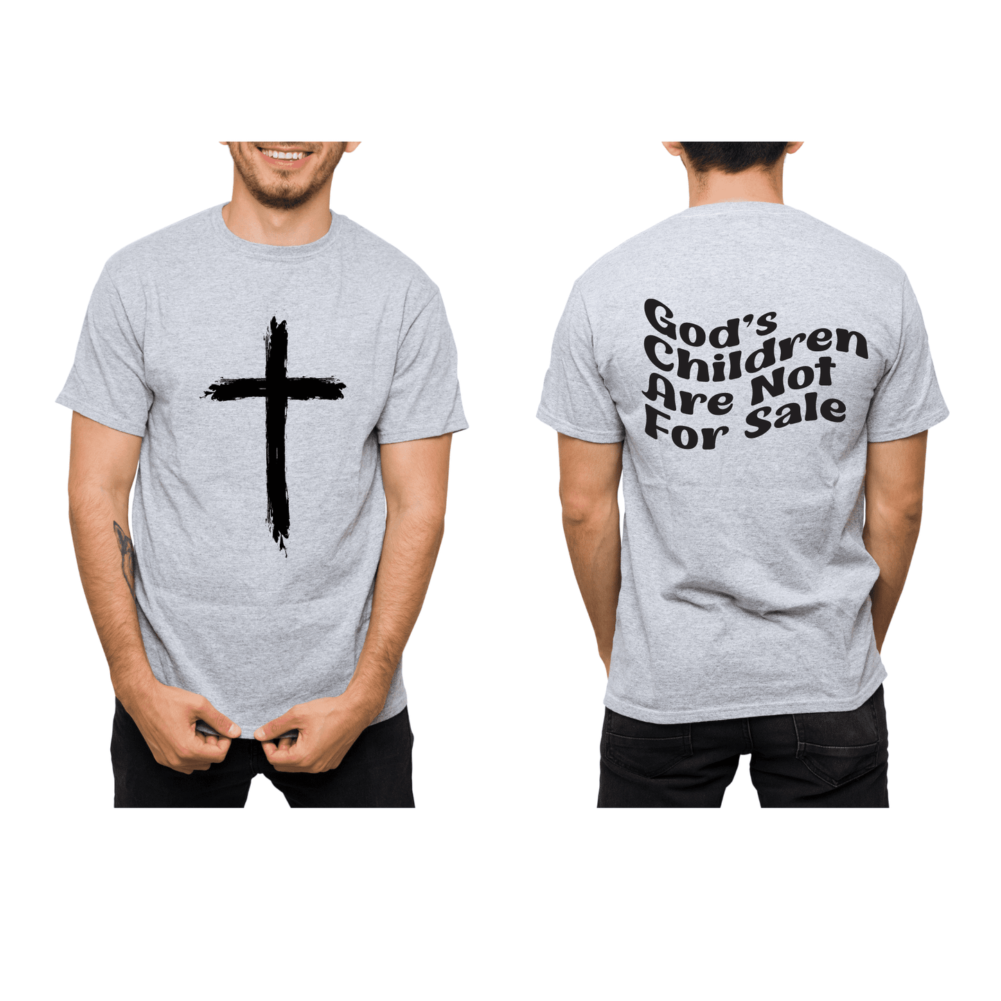 End Trafficking God's Children Are Not For Sale With Cross