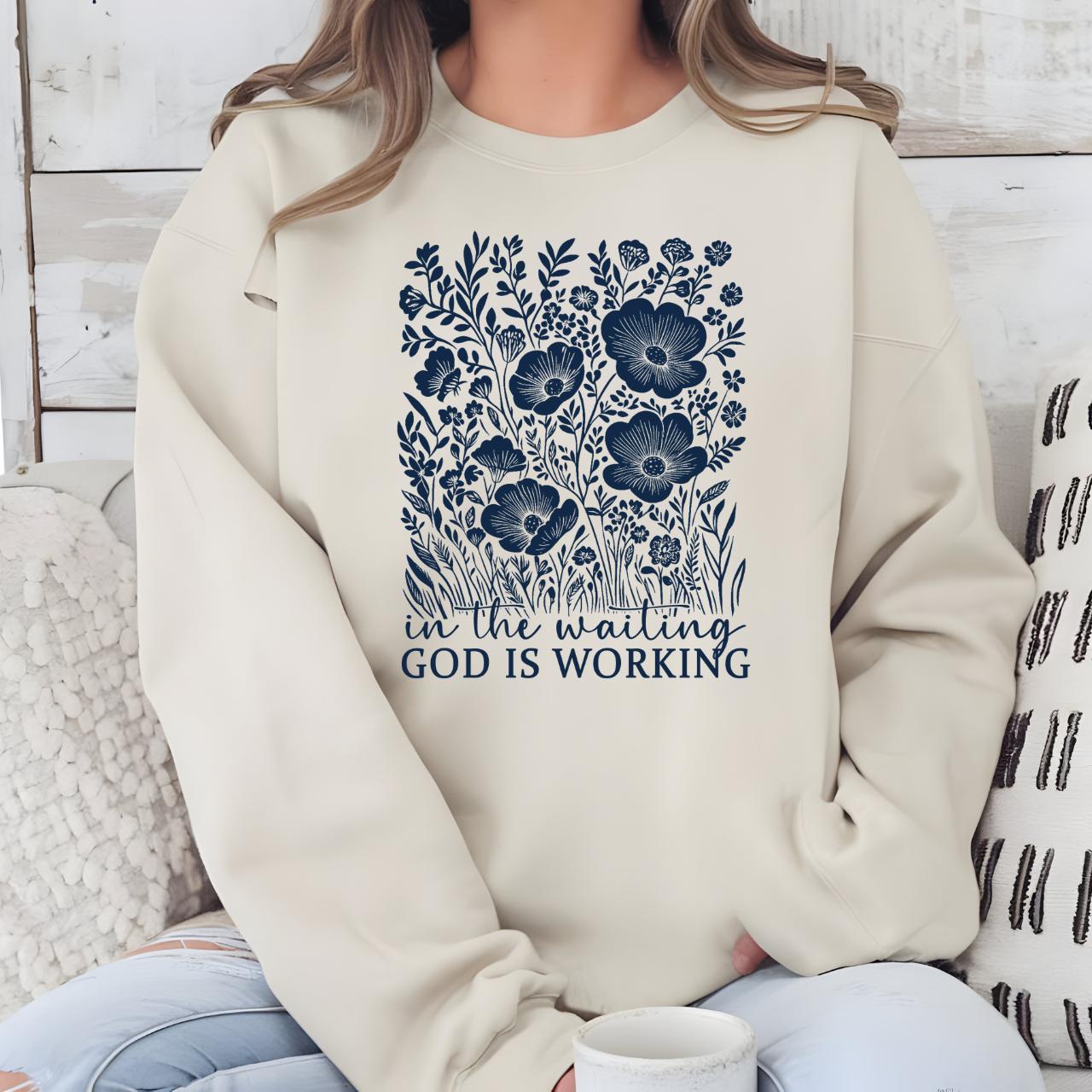 In The Waiting God Is Working(Blue)