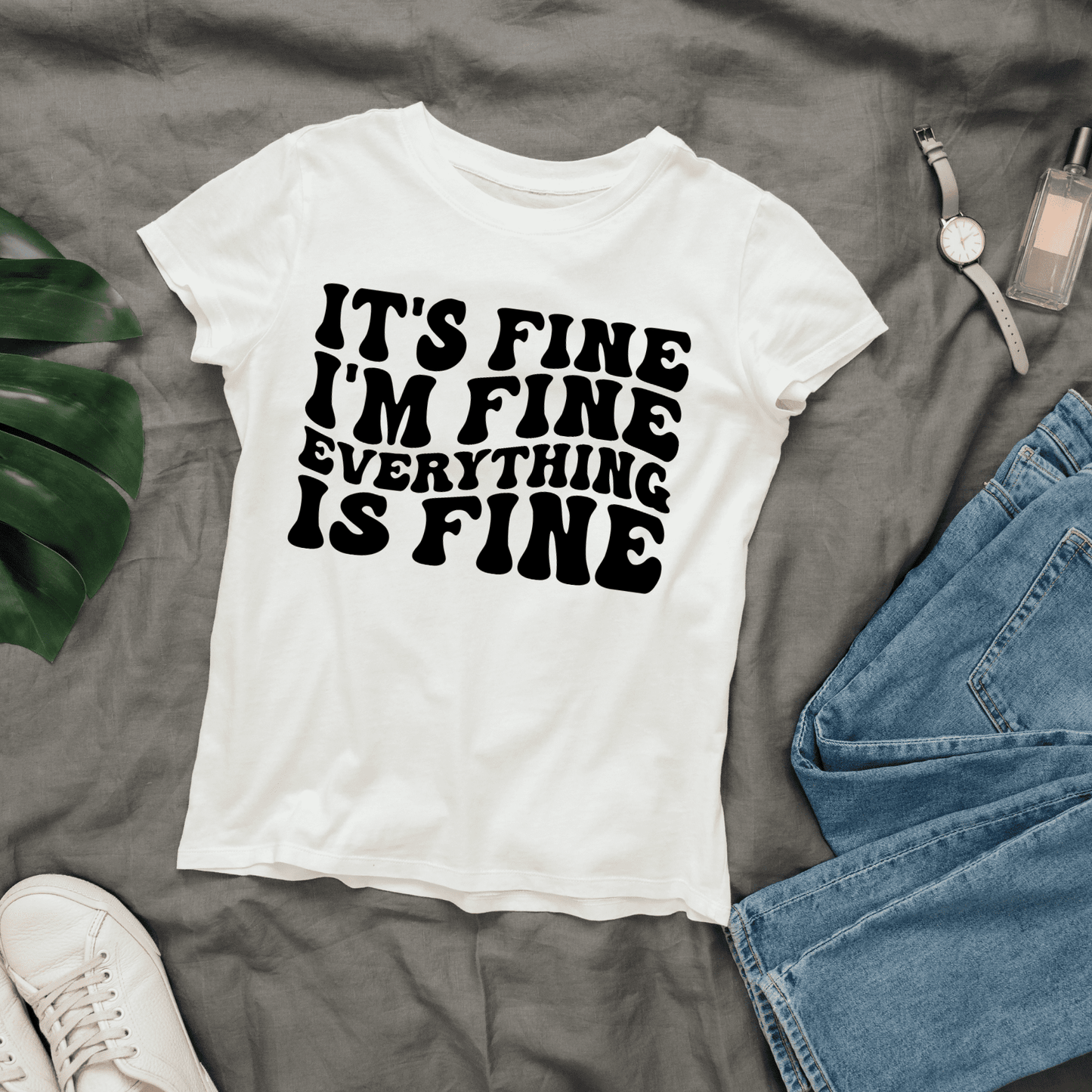 It's Fine, I'm Fine, Everything's Fine Distressed