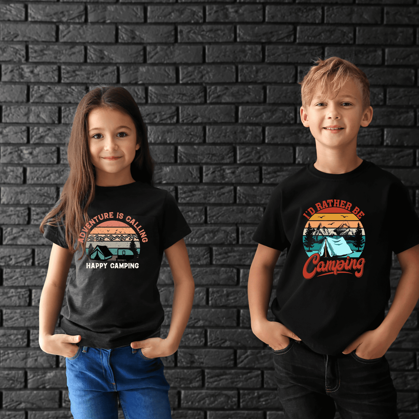 Kids Camping Prints