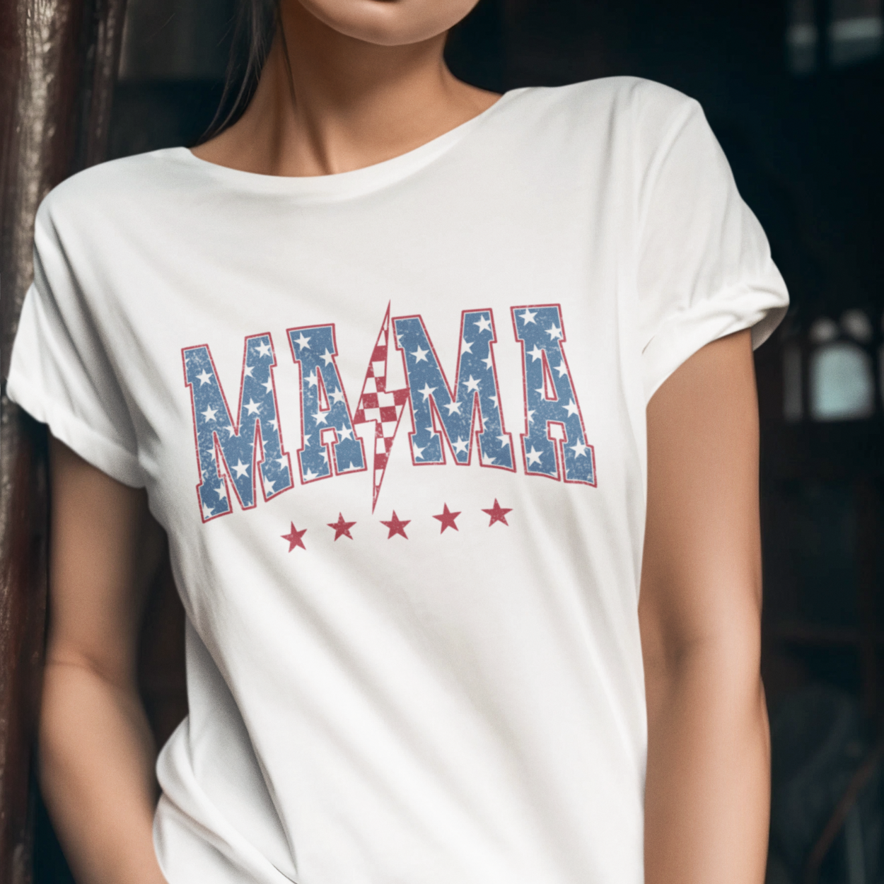 Mama Patriotic Lightning