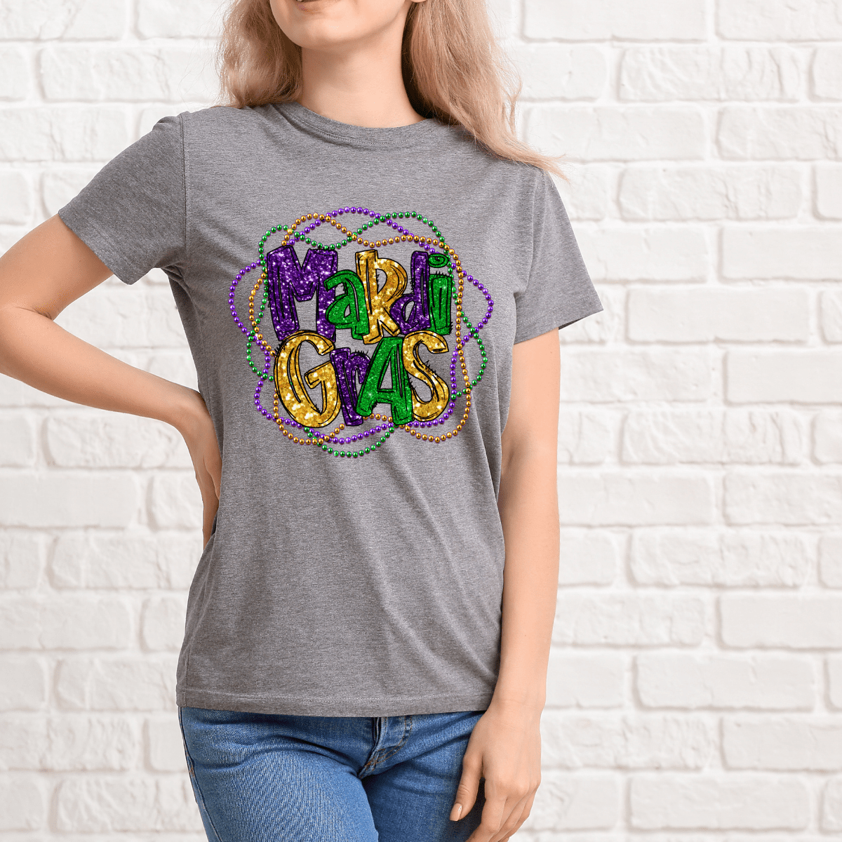 Mardi Gras Faux Glitter