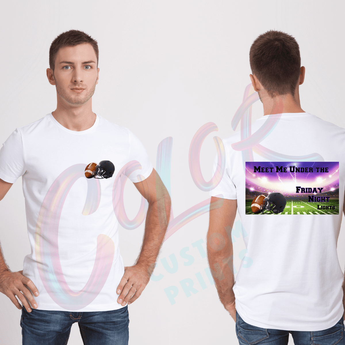 Customizable Meet Me Under The Friday Night Lights