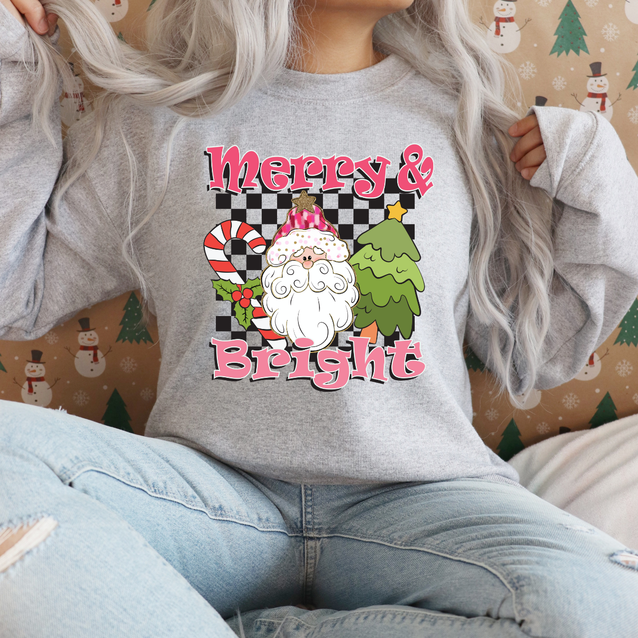 Merry And Bright Retro Color Swatch Santa