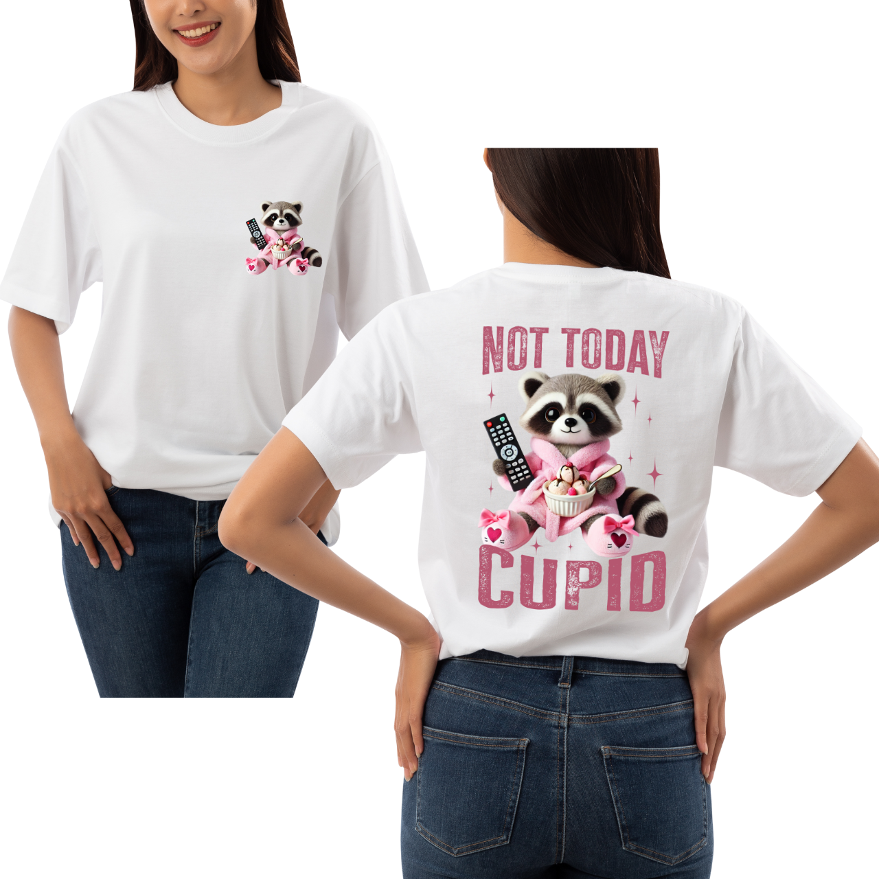 Not Today Cupid Feral Raccoon