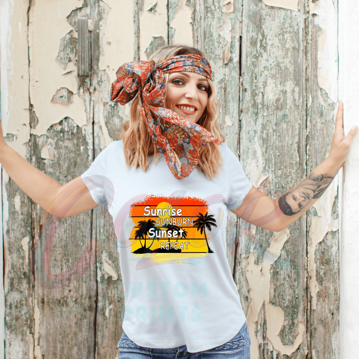 Sunrise Sunburn Sunset Repeat 3