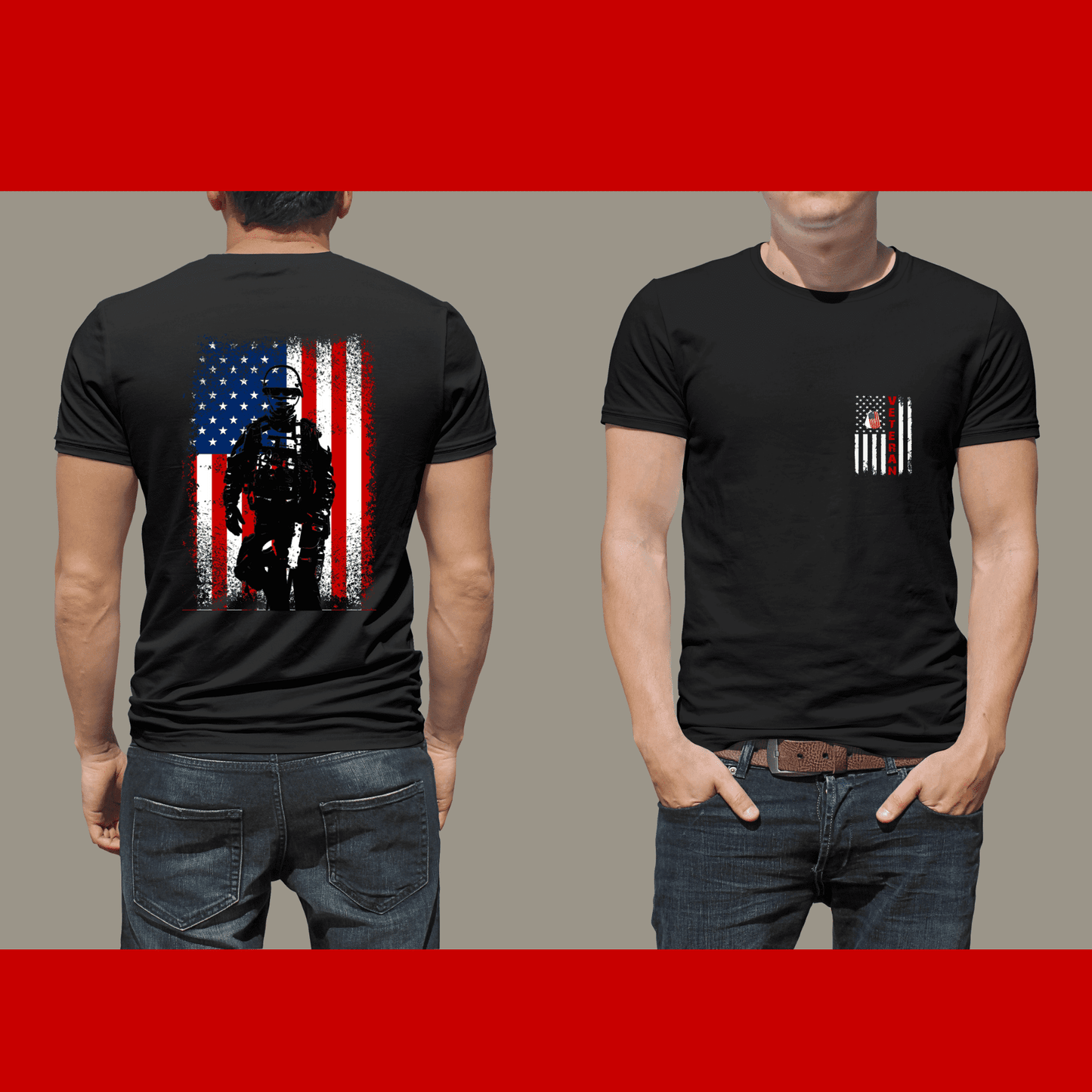 Flag and Soldier