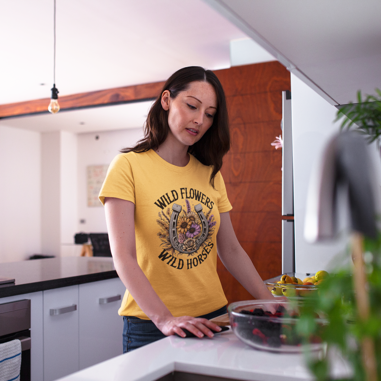Wild Flowers Wild Horses