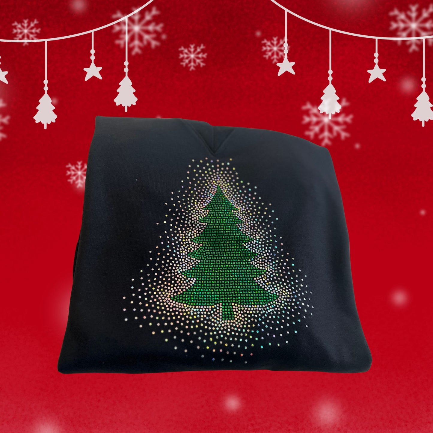 Christmas Tree With Burst