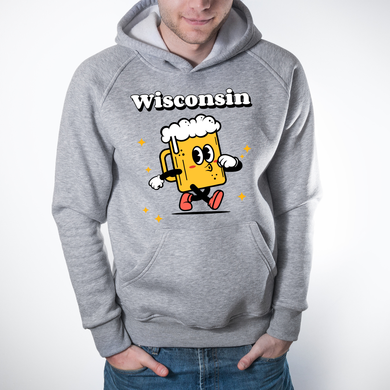 Wisconsin Veer Buddy Hoodie