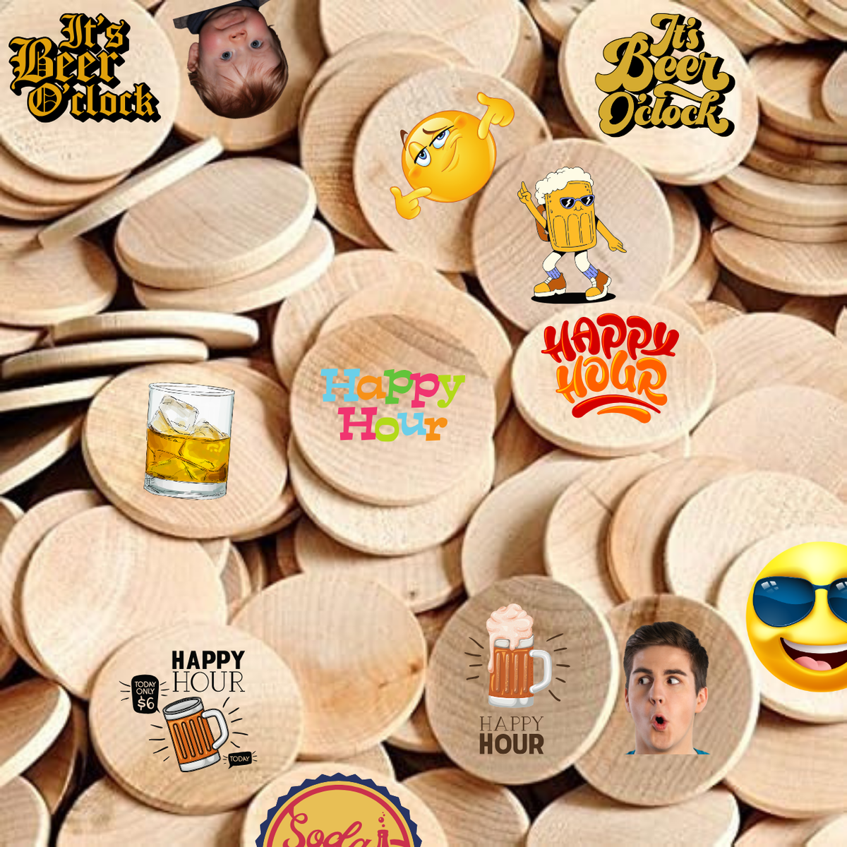 Custom Wooden Nickels