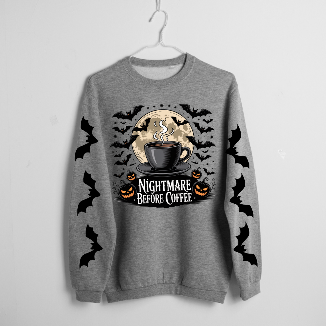 Nightmare Before Coffee Crewneck