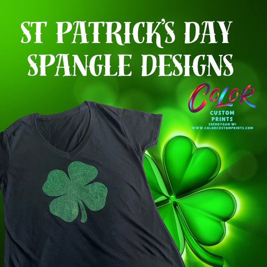 St Patricks Shamrock Spangle