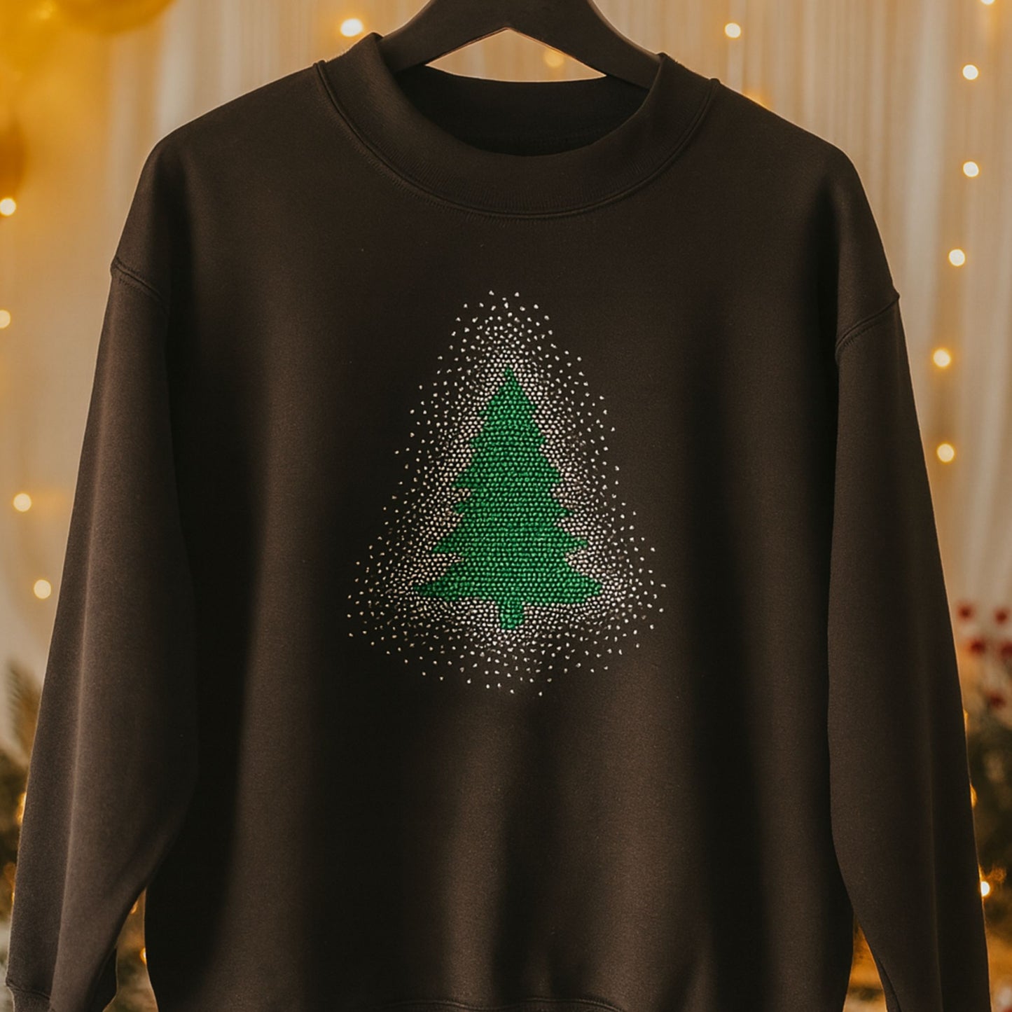 Christmas Tree With Burst