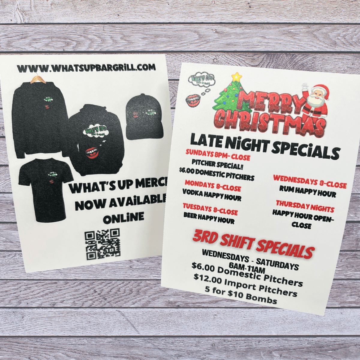 Double Sided Table Tents