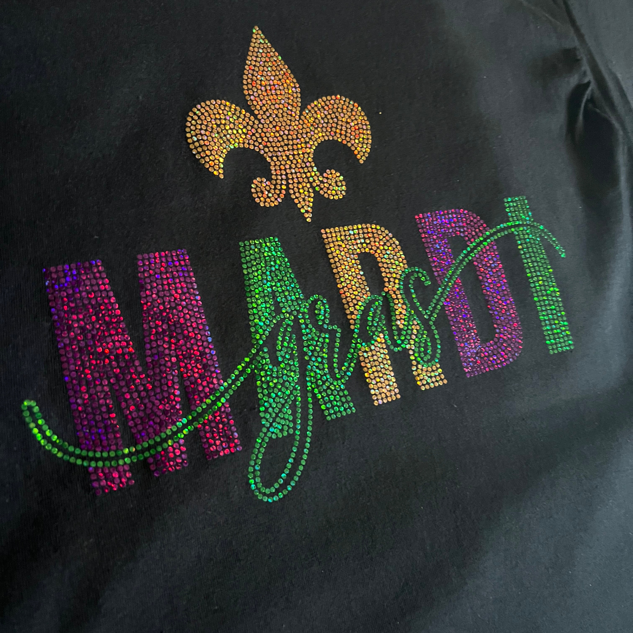 Mardi Gras Spangle Transfer