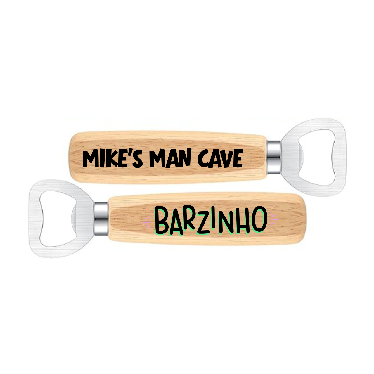Custom Wooden Bottle Opener