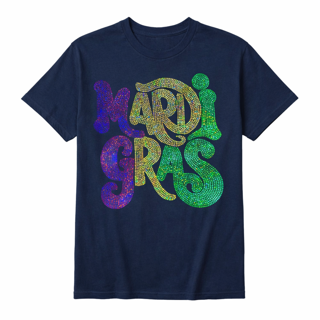 Mard Gras Script Tee or Hoodie