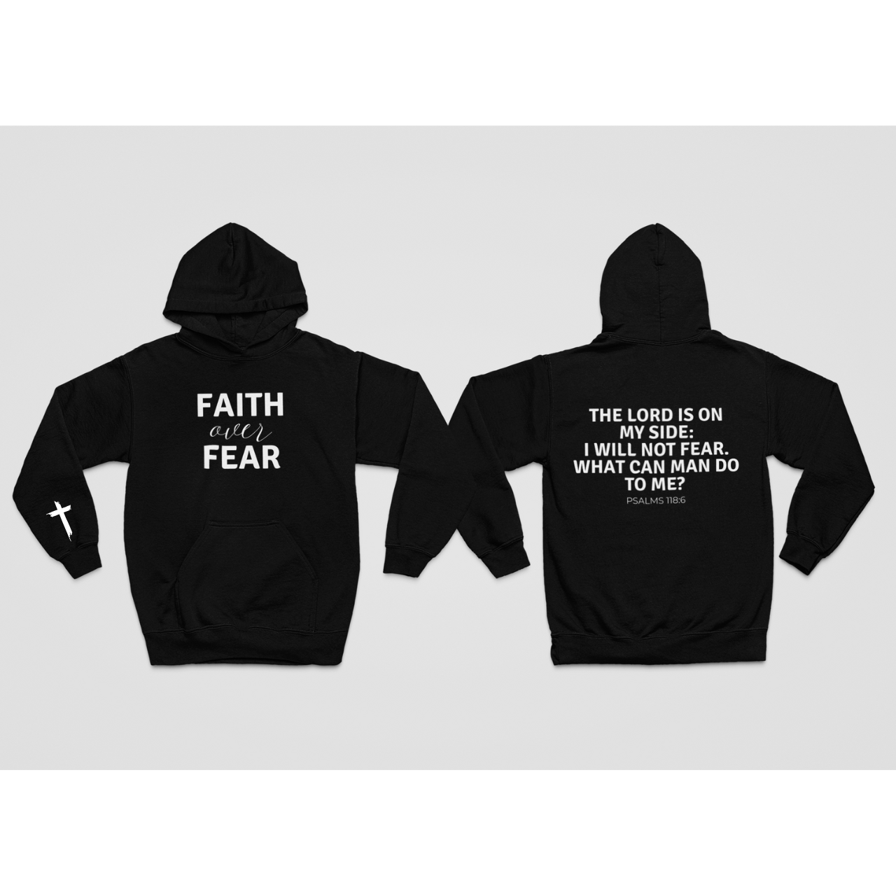 Faith Over Fear T-Shirt Or Hoodie