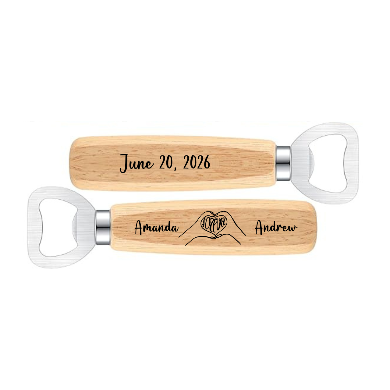 Custom Wooden Bottle Opener