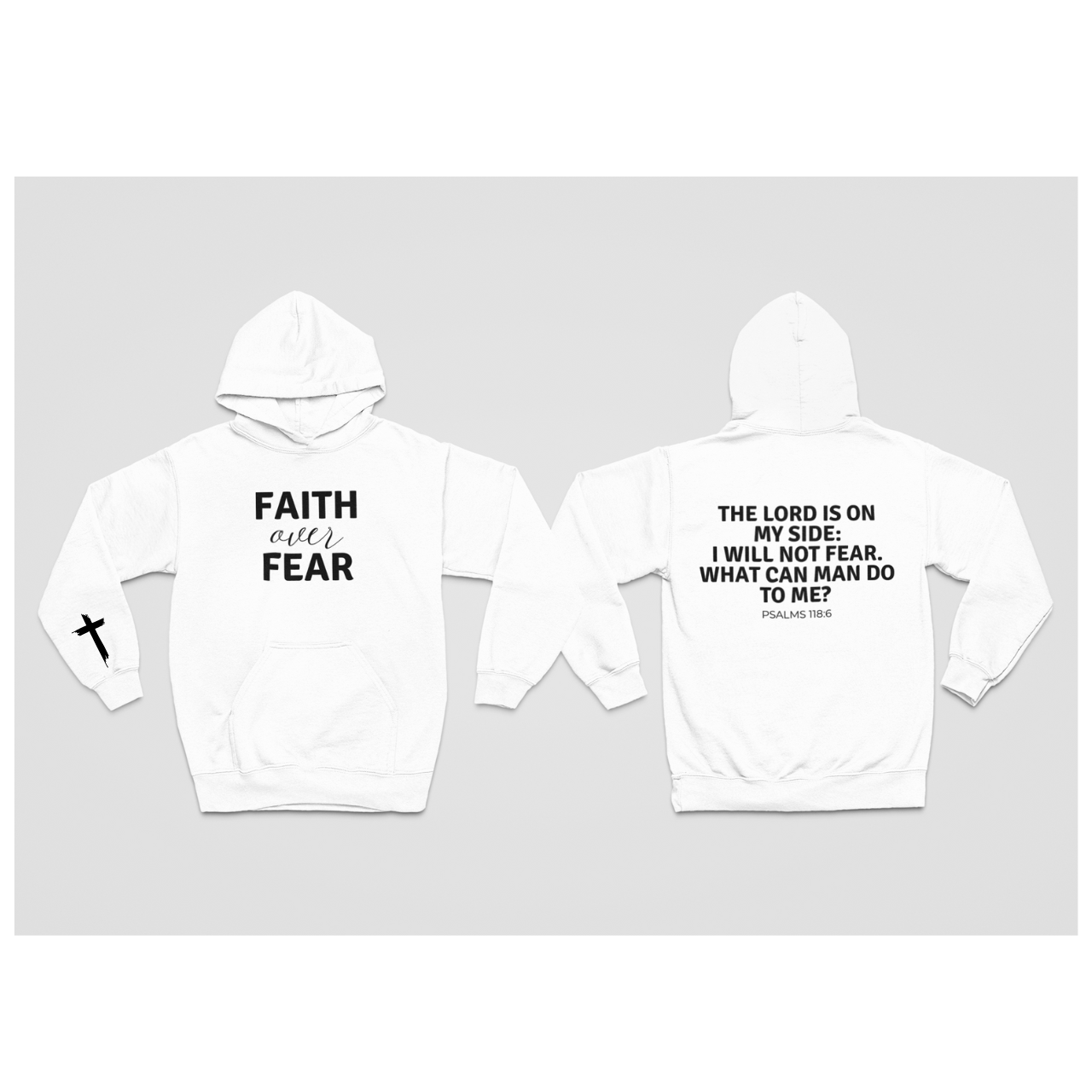Faith Over Fear T-Shirt Or Hoodie