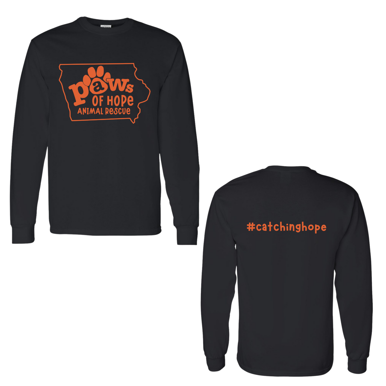 Paws Of Hope Long Sleeve Shirts
