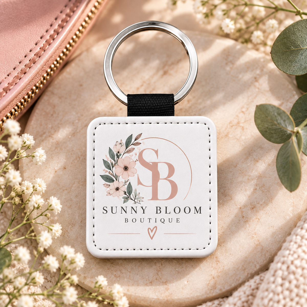 Custom Leatherette KeyChains