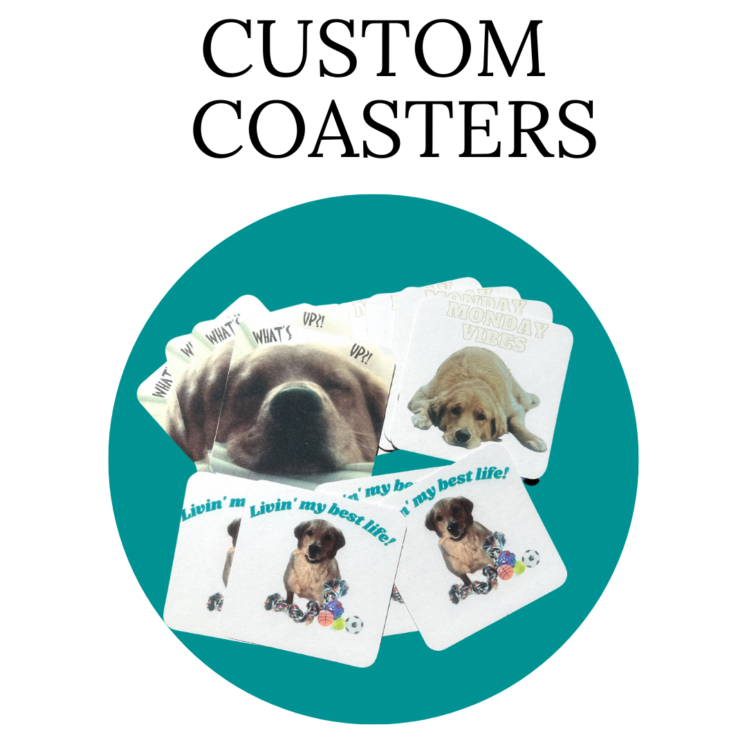 Custom Coaster Reverchon Custom Coasters – Color Custom Prints