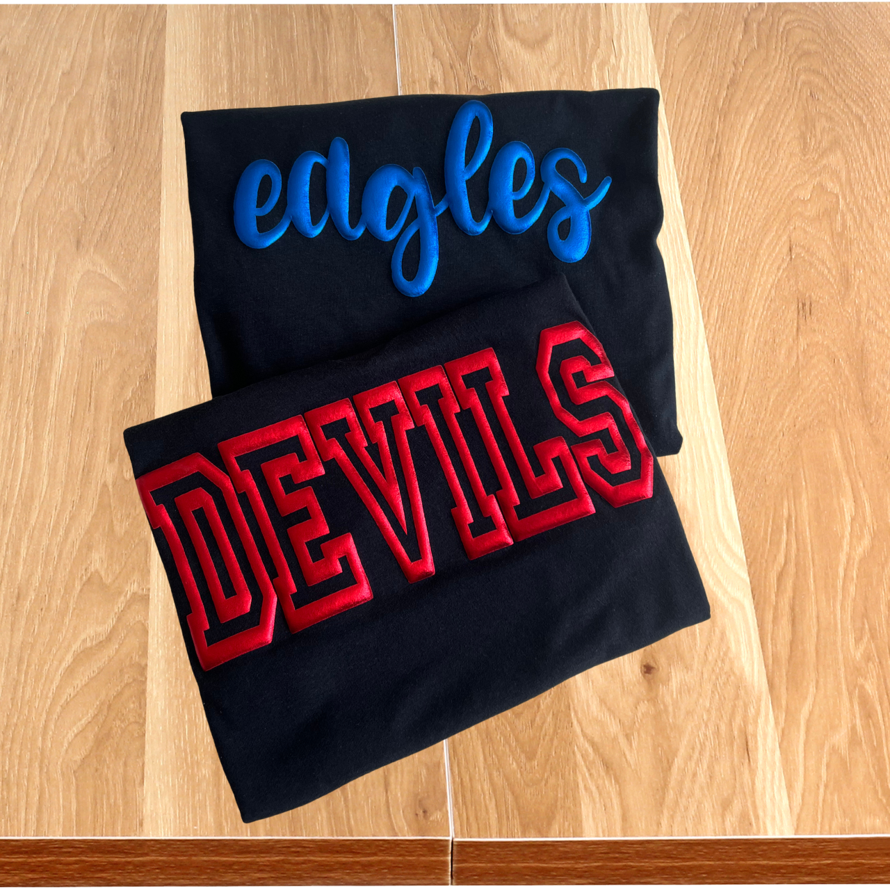 Custom One Word Puff Print