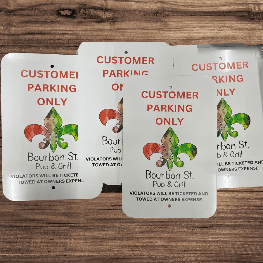 Custom Parking Signs – Color Custom Prints