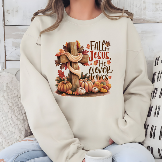 Fall For Jesus He Never Leaves