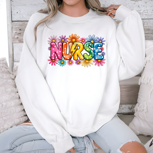 Floral Rainbow Nurse
