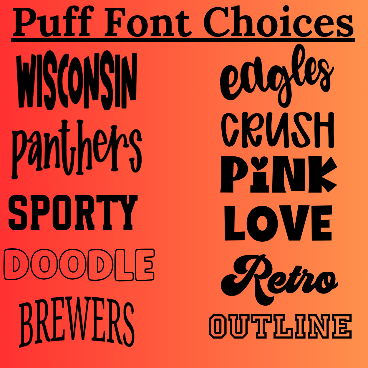 Custom Puff Apparel