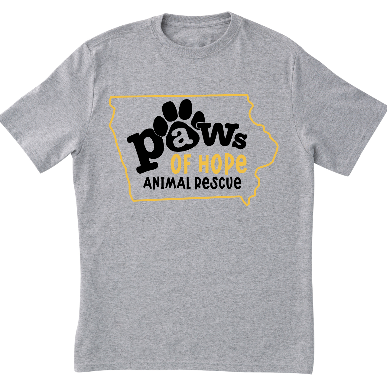 Paws Of Hope Fundraiser T- shirt