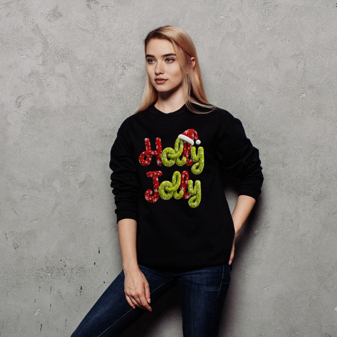 Holly Jolly Faux Crochet